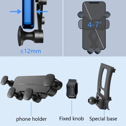 Miniatura 6 de Soporte de teléfono de coche para BMW Serie 3 2013-2018, BMW Serie 4 2014-2020 430i 440i F30 F32 Accesorios de automóvil, decoración