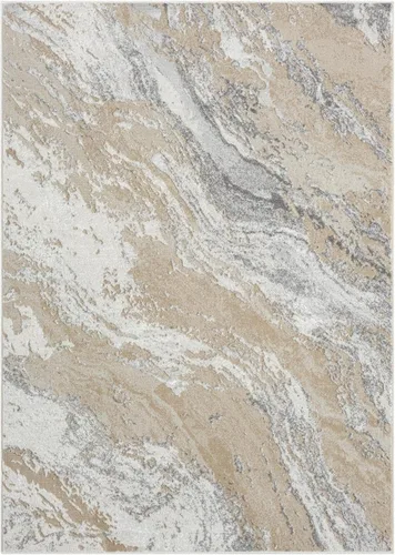 Miniatura 8 de LUXE WEAVERS Alfombra abstracta moderna para interiores beige 5x7