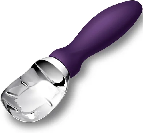 Miniatura 10 de Rainspire Cuchara de helado de acero inoxidable con mango cómodo, cuchara para helado resistente, pala para helado, ideal para cucharas de helado