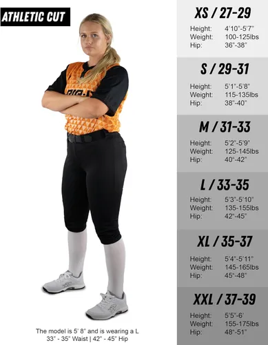 Miniatura 2 de RIP-IT Women's Revolution Softball Pants - Athletic Cut