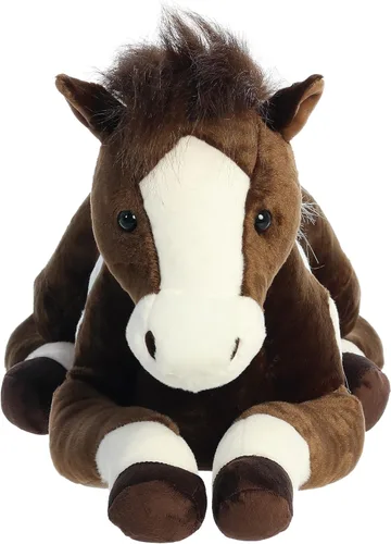 Miniatura 5 de Aurora® Adorable animal de peluche Super Flopsie™ Paint™, facilidad lúdica, compañeros atemporales, color marrón, 27 pulgadas