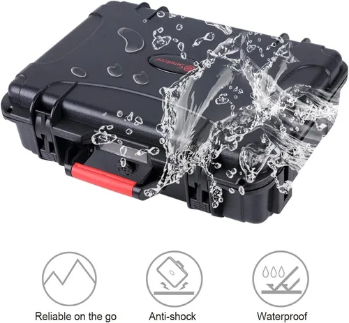 Miniatura 5 de Smatree Estuche de transporte impermeable de 10.2L compatible con DJI Spark, estuche rígido portátil para DJI Spark Fly More Combo