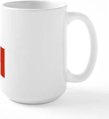 Miniatura 2 de CafePress Taza de café de cerámica extra grande de 15 oz (15.0 fl oz) con bandera de Chile