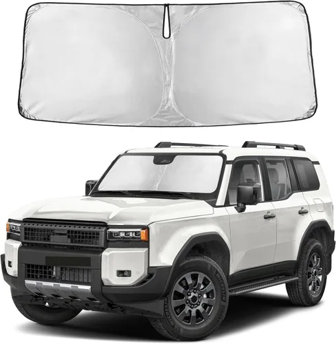 Miniatura 229 de Autovir Parasol para parabrisas Rivian R1S 2022-2024 2025 2026, parasol para ventana delantera, protección UV, bloqueador de calor, accesorios