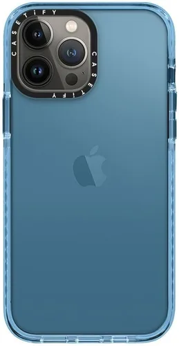 Miniatura 4 de CASETiFY Impact - Funda para iPhone 13 Pro Max (protección contra caídas de 6.6 pies), color azul sierra Sierra Azul