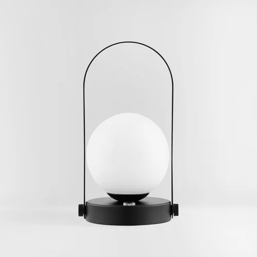 Miniatura 6 de SAFAVIEH Lighting Collection Meira - Lámpara de mesa LED recargable moderna negra