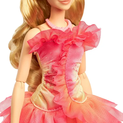 Miniatura 4 de Mattel Muñeca universal Wicked Glinda Fashion y accesorios con cabello rubio, posibilidad de posición y aspecto de salón extraíble