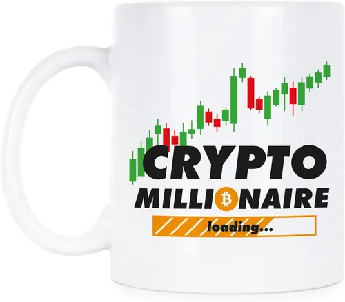 We Got Good Crypto Millionaire Loading Mug Cryptocurrency Taza de café Crypto Meme Tazas Regalo