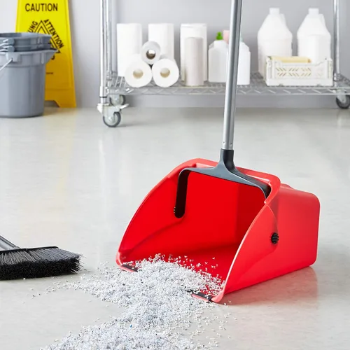 Miniatura 7 de Amazon Basics Recogedor Jumbo Lobby para uso en interiores y exteriores, paquete de 6, color rojo