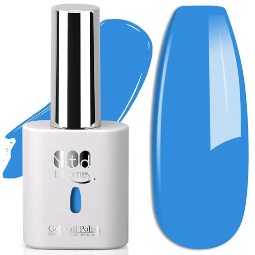 Miniatura 14 de YTD Likomey Esmalte de uñas de gel blanco, 0.5 onzas líquidas, manicura y pedicura para manicura y pedicura de verano, esmalte de color UV, 0.5