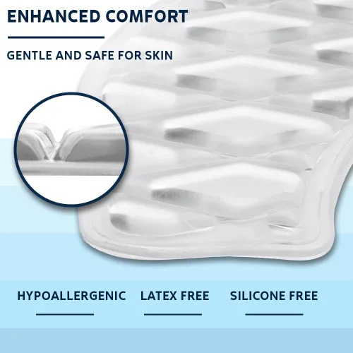 Miniatura 3 de Morvat Cojín de gel para asiento de inodoro, cojín elevador acolchado lavable para inodoros y silla cómoda, máxima comodidad y apoyo para alivio