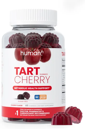 Miniatura 4 de Humann SuperBeets - Gomitas masticables de corazón y cereza ácida