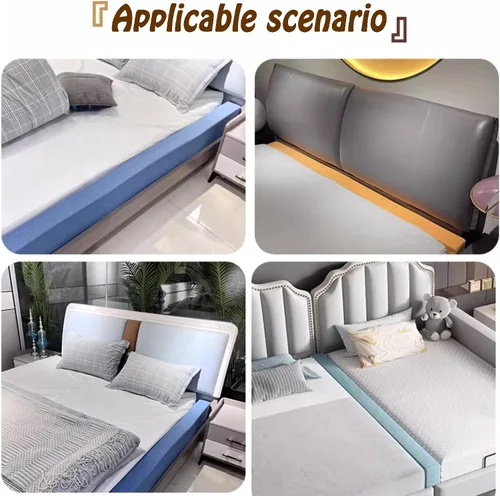 Miniatura 6 de Relleno de espacio para cama, tamaño personalizado, puente de cama, cierre de costura, relleno de cabecero, almohadilla de apoyo para reposabrazos