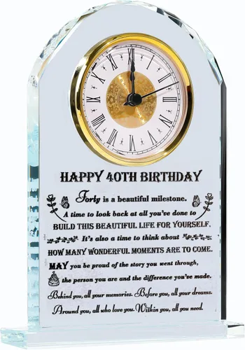 Miniatura 22 de Movdyka Regalos de 70 cumpleaños para mujeres y hombres – Reloj de cristal personalizado 1956 70 años de edad regalo para ella él – Ideas de regalos