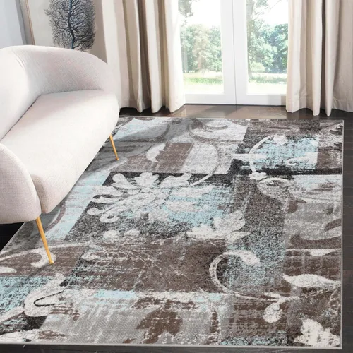 Miniatura 11 de SUPERIOR alfombra de área con diseño a lunares, multicolor