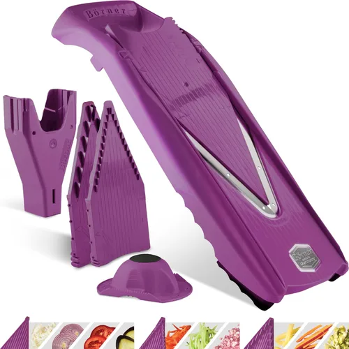 Miniatura 14 de Börner V5 PowerLine - Juego profesional de cortadores de verduras (7 piezas) • Cortador de verduras (cepilladora en V) para frutas y verduras +