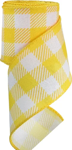 Miniatura 10 de TONIFUL Cinta de arpillera de lunares naranjas de 2.5 pulgadas, cinta con alambre de Pascua, verano, primavera para envolver regalos, hacer lazos