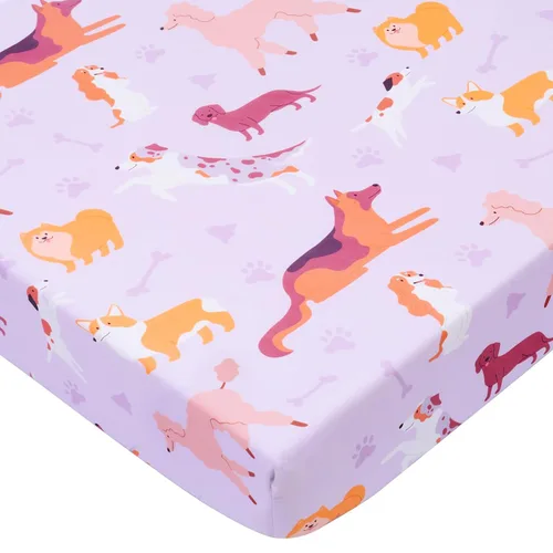 Miniatura 10 de UOMNY Sábana de Cuna Blanca Sábanas Ajustables para Cuna Sábana de Bebé para Colchones Estándar de Cuna y Niños Pequeños Sábana de Ropa de Cama