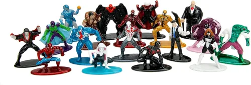 Miniatura 2 de Jada Toys Marvel Spider-Man - Juego de 18 figuras fundidas a presión de la serie 9, juguetes para niños y adultos