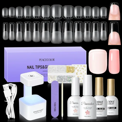 Miniatura 11 de PEACECOLOR Mini luz U V para uñas de gel, lámpara de uñas U V, secador de uñas, 2 modos de temporizador, lámpara LED de secado rápido para esmalte