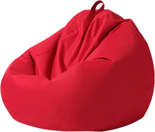 Miniatura 12 de Morbuy Puf para niños y adultos (sin relleno), funda suave y perezosa para sofá cama, lavable, almacenamiento de gran tamaño para interiores y Marrón