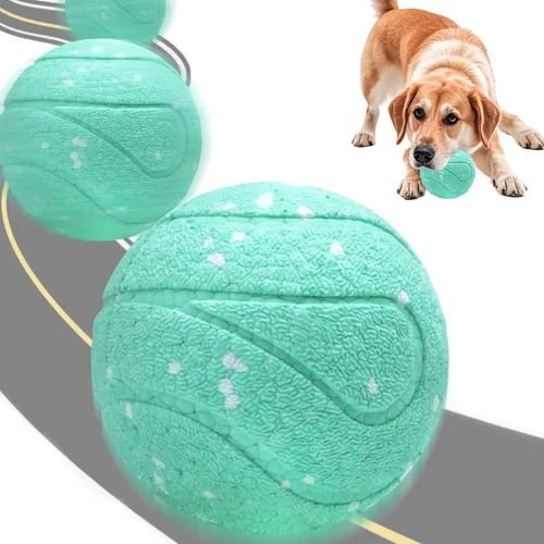 Magicorange Juguetes interactivos para perros, juguetes automáticos de bolas rodantes para perros, pelotas de tenis con efecto rodante para perros