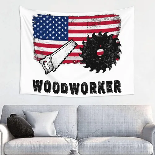 Miniatura 15 de Póster de tapiz de bandera retirada de bombero, 29 x 37 pulgadas, decoración del hogar, decoración para colgar en la pared, decoración de fondo
