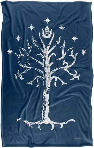 Miniatura 2 de Manta de El Señor de los Anillos, 36 x 58 pulgadas, diseño de árbol de Gondor sedoso al tacto, súper suave