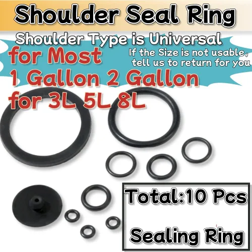 Miniatura 5 de Anillos de sellado pulverizador, 10 piezas de repuesto de pulverizador, accesorios de máquina de rociadores esenciales duraderos para la mayoría