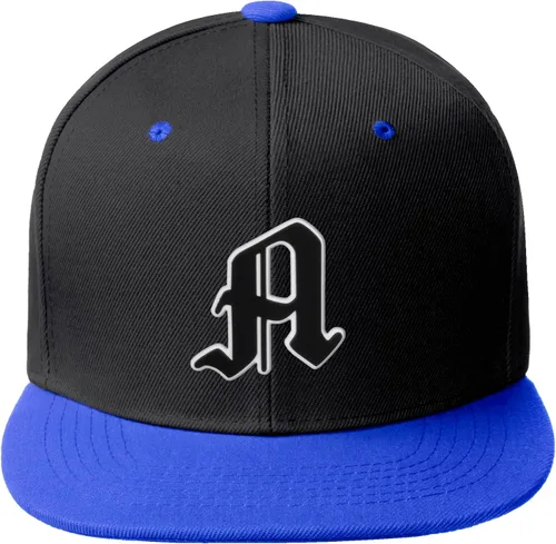 Miniatura 920 de Daxton Gorra clásica con visera de billete plano con letras del alfabeto inglés antiguo de la A a la Z