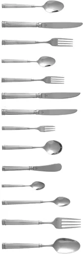 Miniatura 4 de Fortessa Doria 18/10 - Cuchillo para carne, acero inoxidable, mango sólido, 12