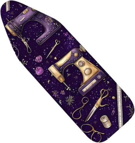 Miniatura 26 de Nuxovilar Maniquí de Costura Vintage y Funda para Tabla de Planchar con Patrón Floral, 15×54 pulgadas, Se Adapta a la mayoría de Tablas Estándar