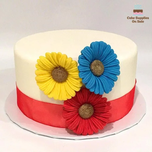 Miniatura 5 de Cake S.O.S. Tambor delgado redondo blanco de 1/4 ", 25