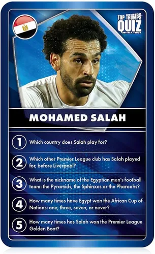 Miniatura 5 de Top Trumps Juego de preguntas de fútbol: Juegos de preguntas - Trivia Quiz - Juegos para niños - Grandes juegos de viaje y juegos de viaje por