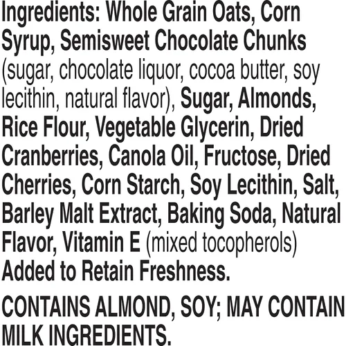 Miniatura 39 de Nature Valley Barras de granola masticables de frutas y nueces, nueces de chocolate negro, 6 barras, 7.4 onzas