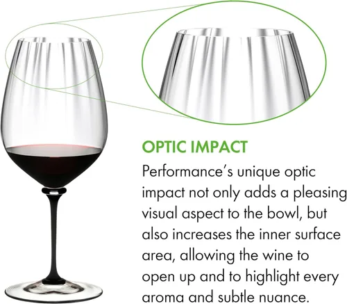Miniatura 3 de Riedel 4884/0 D Fatto A Mano Performance Cabernet Copa de vino, 29 onzas, transparente