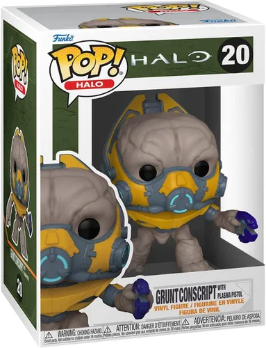 Miniatura 3 de POP Halo Infinite - Figura de vinilo Grunt Conscript Funko (incluye funda protectora de caja compatible)