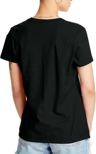 Miniatura 2 de Hanes - Camiseta Perfect-T de manga corta de algodón con cuello redondo para mujer