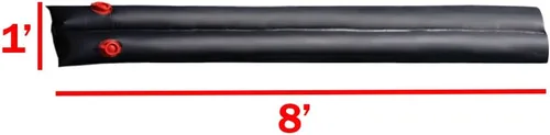 Miniatura 3 de Buffalo Blizzard Bolsas de agua negras de doble cámara de 8 pies de largo para cierre de piscina de invierno, 1 paquete, material de vinilo