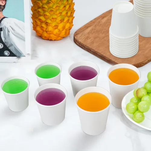 Miniatura 5 de SIUQ Paquete de 600 vasos de papel de 3 onzas, vasos de baño desechables, vasos pequeños para enjuague bucal, vasos de papel blanco, vasos