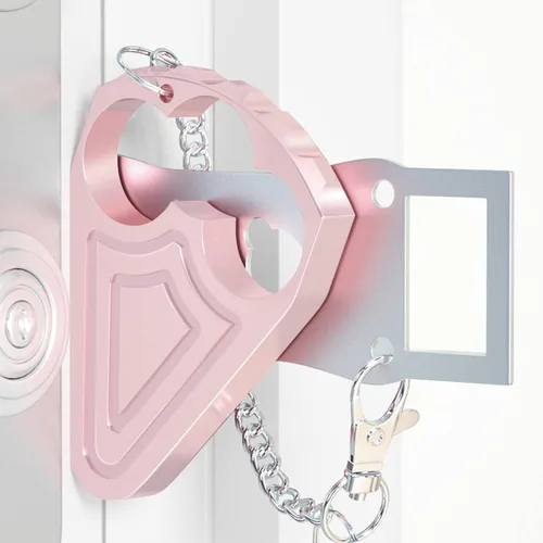 Cerradura de puerta portátil para seguridad de puerta de hotel, cerraduras de puerta de hotel de metal para seguridad de viajeros, cierres y pernos