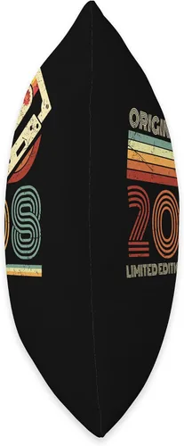 Miniatura 2 de Retro Limited Edition 2008 Cassette Tape 18th Birthday Throw Pillow