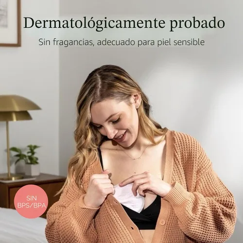 Miniatura 7 de Lansinoh Stay Dry Almohadillas de lactancia desechables, suaves y súper absorbentes, almohadillas para el pecho, artículos esenciales