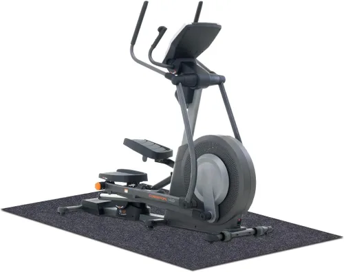 Miniatura 4 de Alfombrillas protectoras para equipos de fitness, suelo protector debajo de la alfombrilla elíptica, absorbente/impermeable, protege