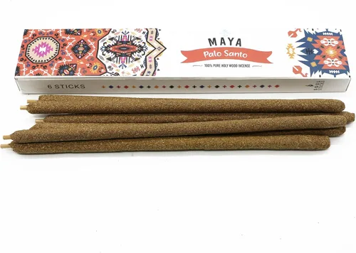 SOUL STICKS Maya Palo Santo - Varillas de incienso limpiadoras | 6 varillas por paquete fabricadas en Perú (Palo Santo)