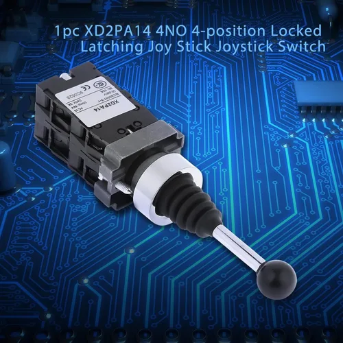 Miniatura 2 de Interruptor de 4 posiciones Interruptor de joystick con pestillo Joy Stick con pestillo Contactor de interruptor de joystick para control industrial
