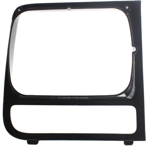 Miniatura 2 de Para Jeep Cherokee 1998 1999 2000 2001 Bisel de faro delantero lado del conductor Negro brillante Modelos limitados/clásicos Reemplazo