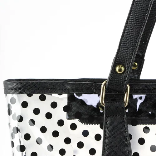 Miniatura 5 de MICOM Bolso de mano Neno con diseño de lunares, color caramelo