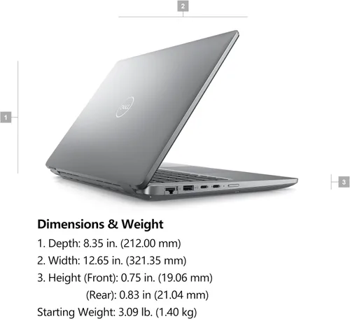 Miniatura 6 de Dell Latitude 5450 Computadora portátil de negocios FHD con pantalla táctil de 14 pulgadas, Intel 12-Core Ultra 7 155U, 64 GB DDR5 RAM, 2 TB PCIe