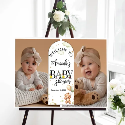 Miniatura 22 de Letrero personalizado de Baby In Bloom, letreros de bienvenida para baby shower, decoraciones de baby shower, baby shower, letrero de bebé